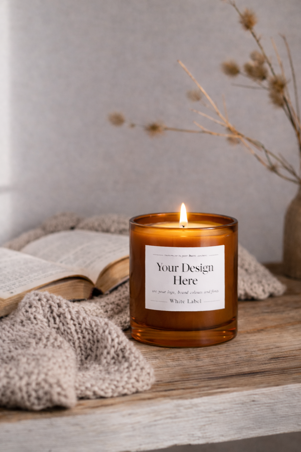 White Label Candle (240g / 30cl)