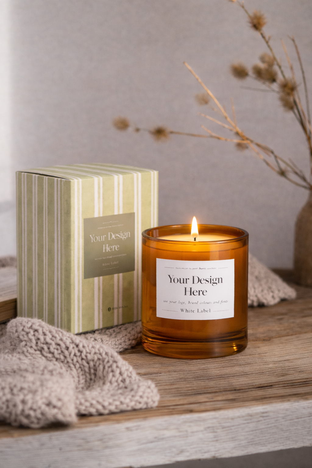 White Label Candle (240g / 30cl)