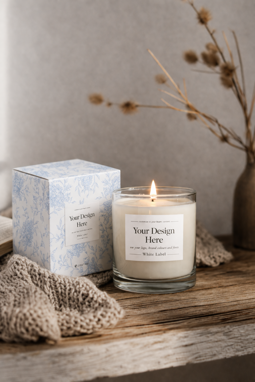 White Label Candle (240g / 30cl)
