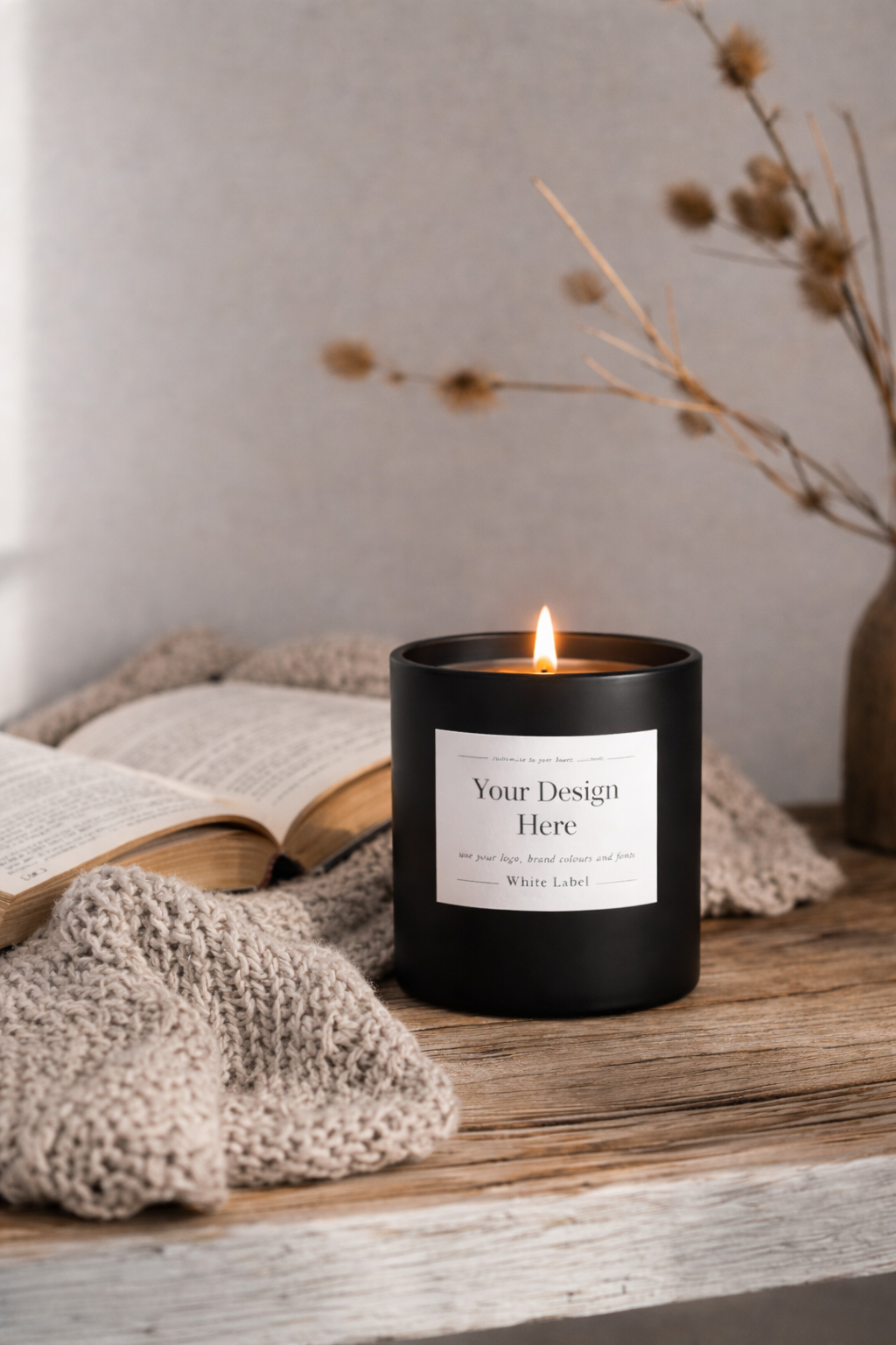 White Label Candle (240g / 30cl)